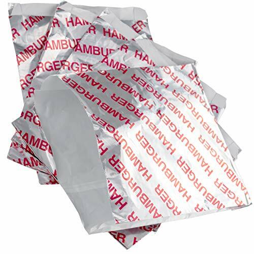Retro hamburger foil sandwich - foil,